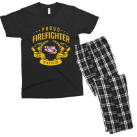 Lsu Tigers Proud Firefighter - Apparel Men's T-shirt Pajama Set | Artistshot