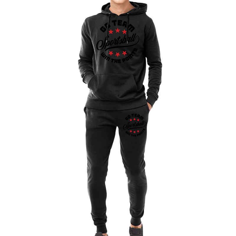 Sportsball Go Team Win The Points  Funny Sports Hoodie & Jogger set by nhan0105 | Artistshot