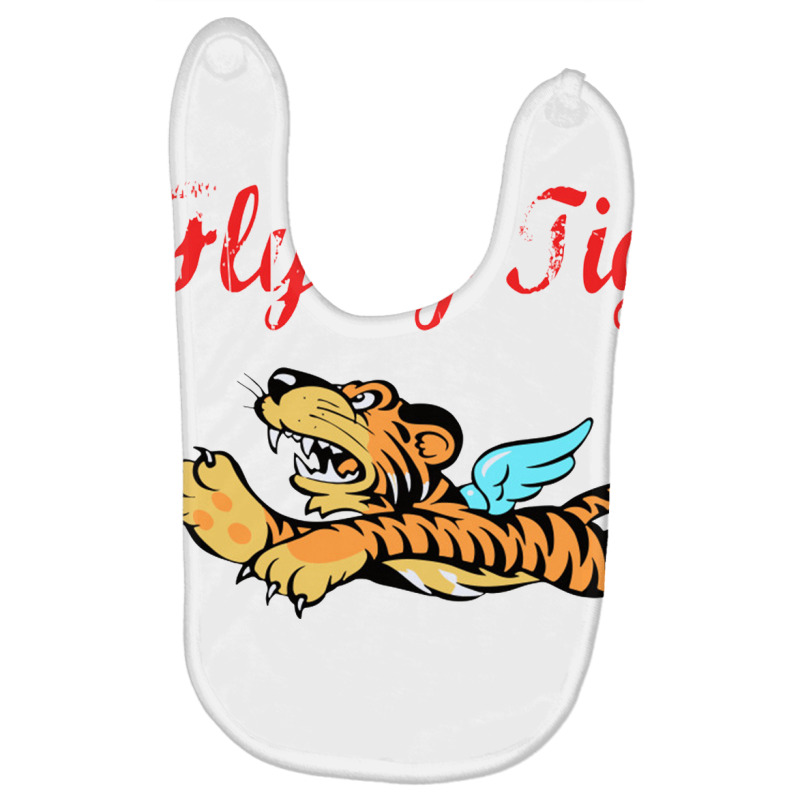 Flying Tigers Wwii Distressed Baby Bibs by cm-arts | Artistshot