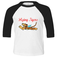 Flying Tigers Wwii Distressed Toddler 3/4 Sleeve Tee | Artistshot