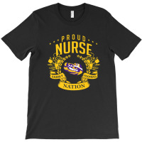 Lsu Tigers Proud Nurse - Apparel T-shirt | Artistshot