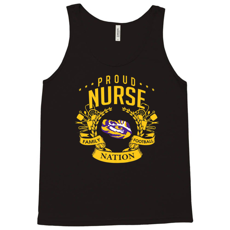 Lsu Tigers Proud Nurse - Apparel Tank Top | Artistshot