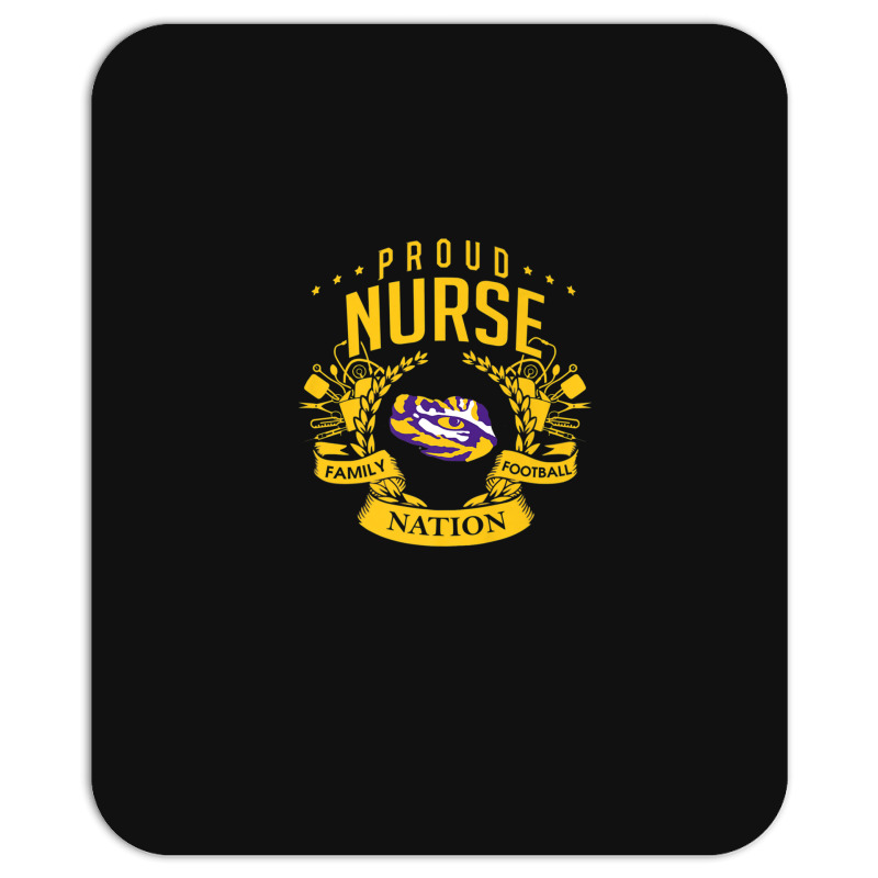 Lsu Tigers Proud Nurse - Apparel Mousepad | Artistshot