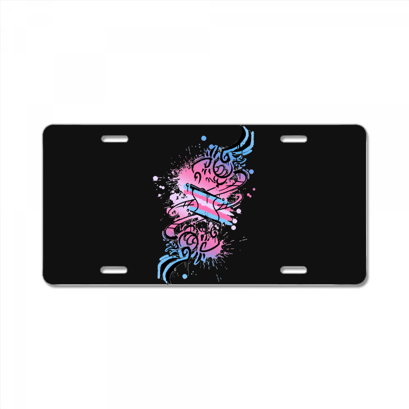 Harpy Design Trans Flag Classic License Plate | Artistshot