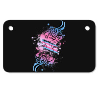 Harpy Design Trans Flag Classic Motorcycle License Plate | Artistshot