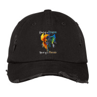 Soul Of A Dragon Heart Of A Phoenix T Shirt Vintage Cap | Artistshot