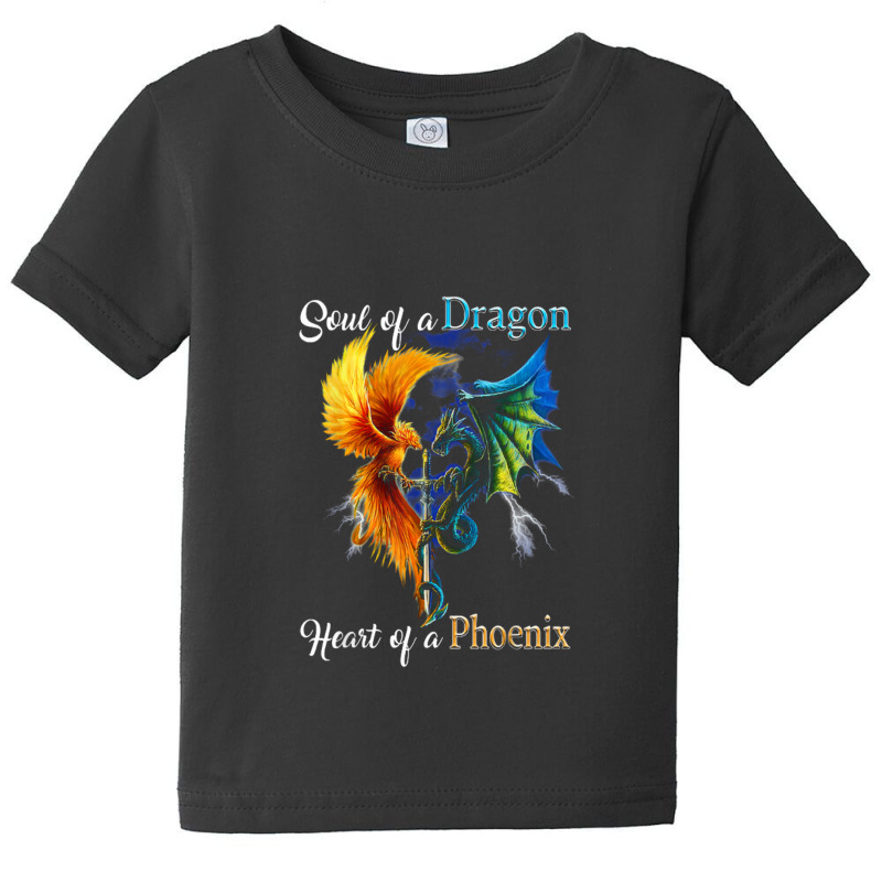 Soul Of A Dragon Heart Of A Phoenix T Shirt Baby Tee by Anitabostic | Artistshot