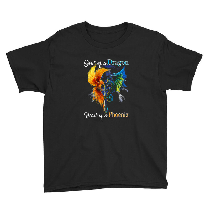 Soul Of A Dragon Heart Of A Phoenix T Shirt Youth Tee by Anitabostic | Artistshot