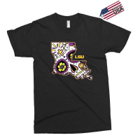 Lsu Tigers Skull State Map - Apparel Exclusive T-shirt | Artistshot