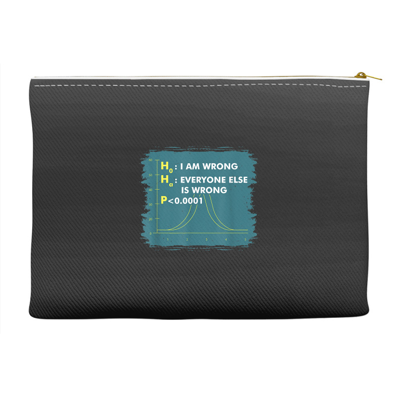 Funny Statistics S I Math Geek I Im Wrong Stats Gift Funny Gift Accessory Pouches | Artistshot