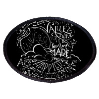 Robin Williams Quote Oval Patch | Artistshot