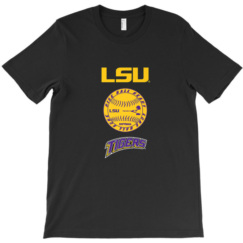 Lsu Tigers Softball - Rise Ball Ready - Apparel T-shirt | Artistshot