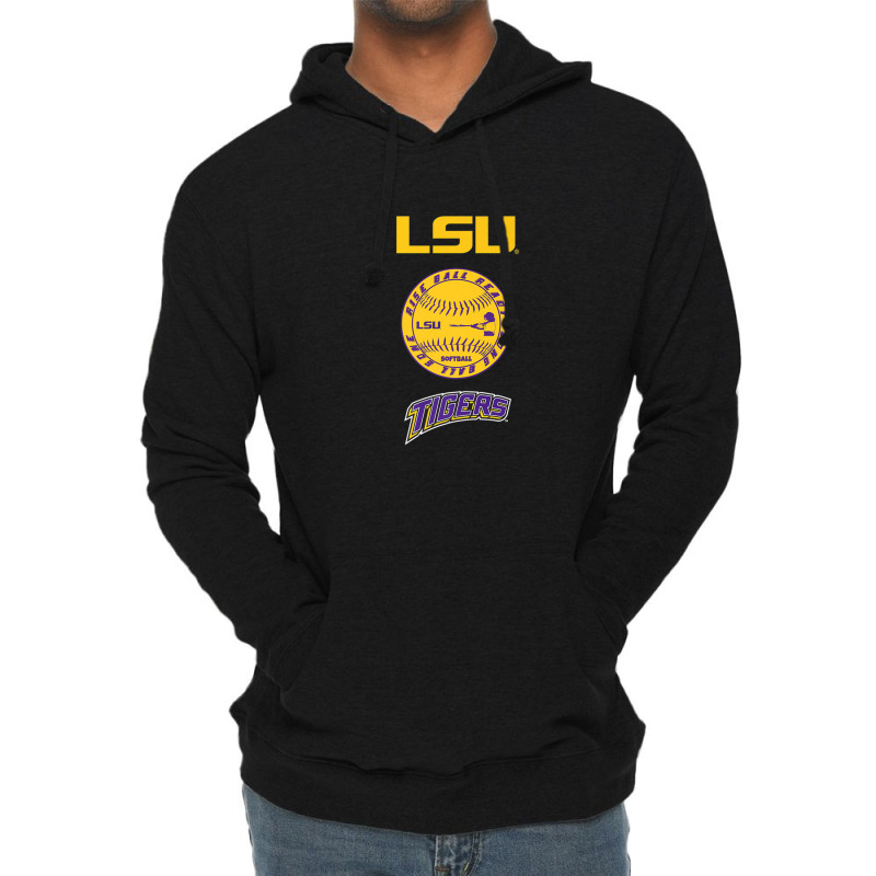 Lsu Tigers Softball - Rise Ball Ready - Apparel Lightweight Hoodie | Artistshot