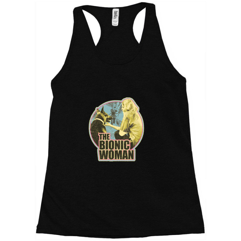 Bionic Woman, Jamie And Max Racerback Tank by vincetheenemy | Artistshot