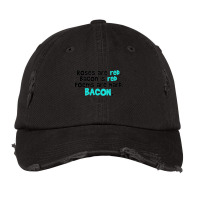 Bacon  Red Vintage Cap | Artistshot