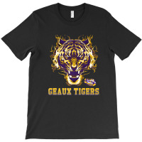 Lsu Tigers Tiger On Fire Geaux Gameday Alumni Vintage Retro T-shirt | Artistshot