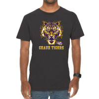 Lsu Tigers Tiger On Fire Geaux Gameday Alumni Vintage Retro Vintage T-shirt | Artistshot