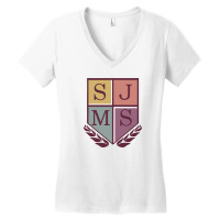 Saint James Middle School - Amphibia Women's V-neck T-shirt | Artistshot