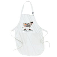 Algebra Math Calculator Funny Problem Solver Cow Moo Video Games Chara Full-length Apron | Artistshot