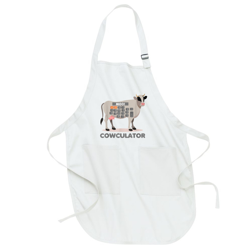 Algebra Math Calculator Funny Problem Solver Cow Moo Video Games Chara Full-length Apron | Artistshot