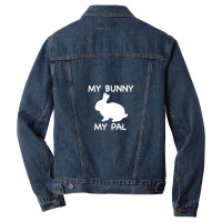 My Bunny My Pal Pet Rabbit Men Denim Jacket | Artistshot