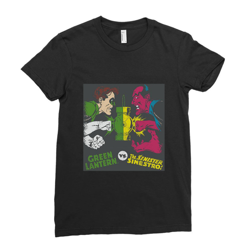 Dc, Gl Vs Sinestro, Ladies Fitted T-Shirt by mydepictionaddiction | Artistshot