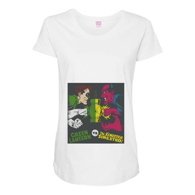 Dc, Gl Vs Sinestro, Maternity Scoop Neck T-shirt by mydepictionaddiction | Artistshot