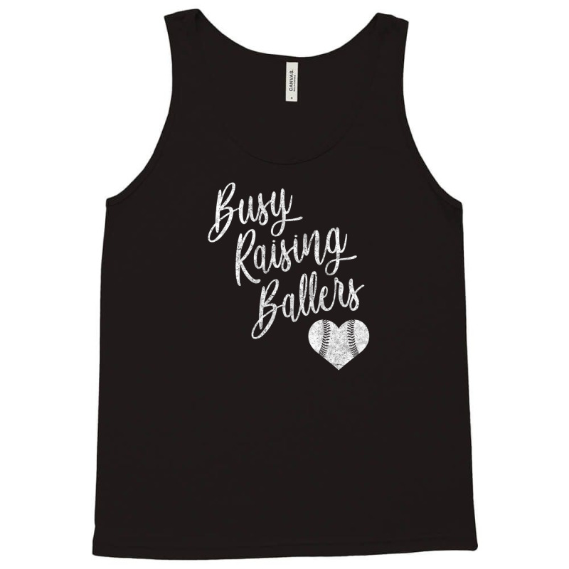 Busy Raising Ballers Baseball Softball Mom Gift Tank Top | Artistshot