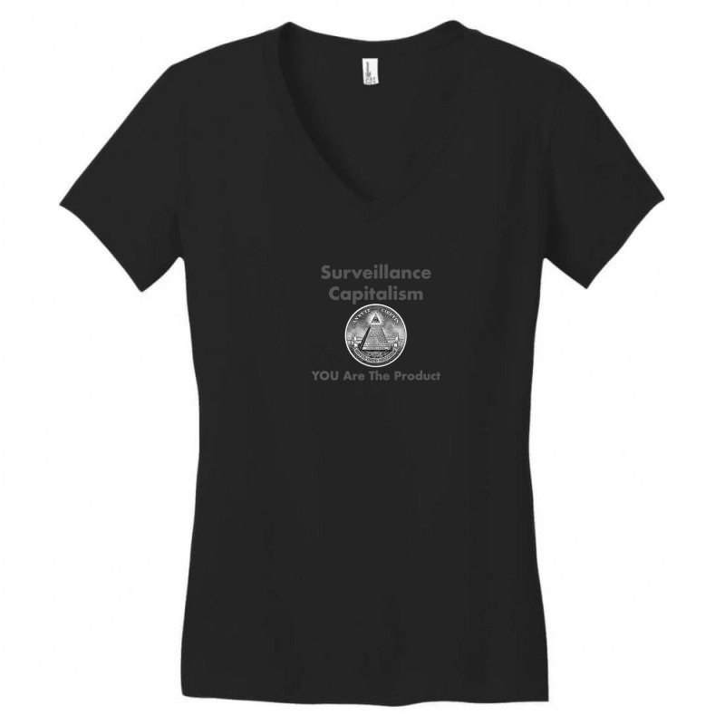 Surveillance Capitalism' Women's V-Neck T-Shirt by AngelaMaria | Artistshot