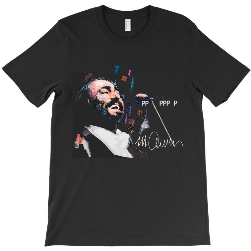 Original Portrait Of Luciano Pavarotti Shirt T-shirt | Artistshot