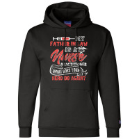 My Father In Law Is A Nurse Practitioner Hero Champion Hoodie | Artistshot