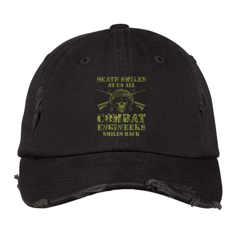 Combat Engineer Smiles Usa Military Sapper Premium Vintage Cap by MichaelBV | Artistshot