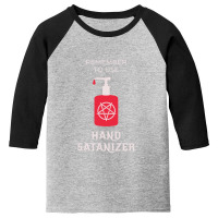 Funny Satanic Hand Sanitizer   Satanic Youth 3/4 Sleeve | Artistshot