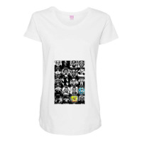 Singers Eyes Maternity Scoop Neck T-shirt | Artistshot