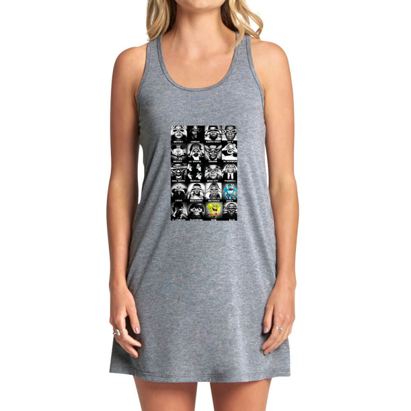 Singers Eyes Tank Dress | Artistshot