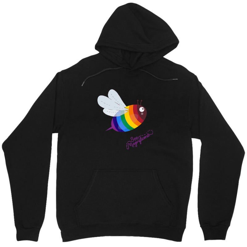 Bee Magnificent Single Bee. Lgbt. Unisex Hoodie | Artistshot