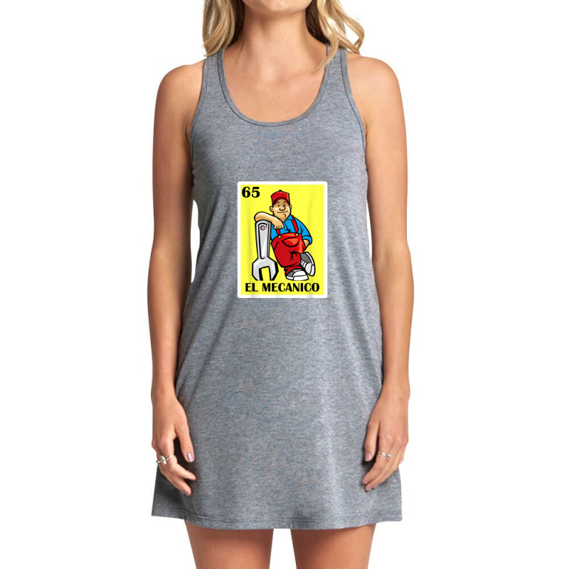 Mechanic Lottery Gift Bingo Game Card Tank Dress by cm-arts | Artistshot