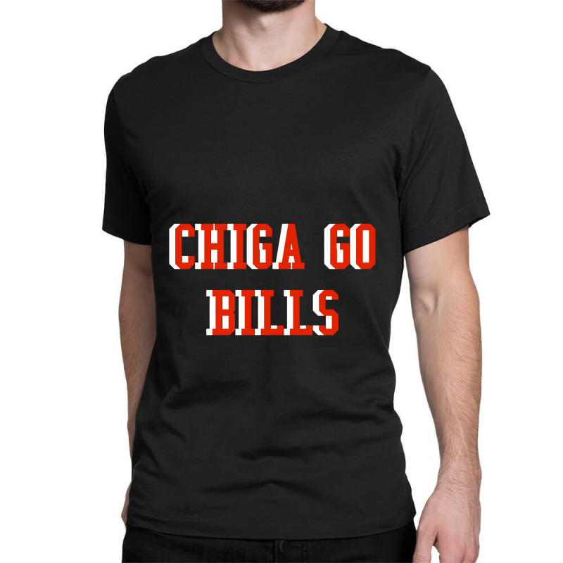 Chica Go Bills Unisex Baseball T-shirt