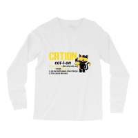 Funny Nerdy Cation Chemistry Black Kitty Cat Science Teacher Funny Gif Long Sleeve Shirts | Artistshot