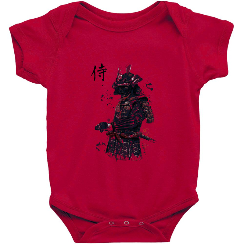 Samurai Sumi E   Samurai Baby Bodysuit by cm-arts | Artistshot