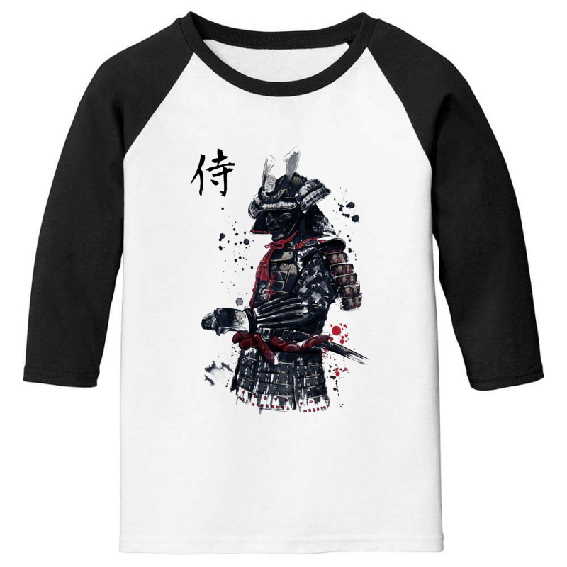 Samurai Sumi E   Samurai Youth 3/4 Sleeve by cm-arts | Artistshot