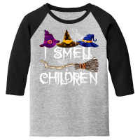 I Smell Children Funny Witches Halloween Party Costume Youth 3/4 Sleeve | Artistshot