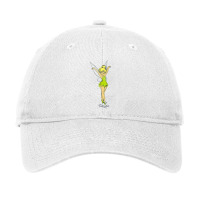 Peter Pan Tinker Bell Watercolor Sketch Adjustable Cap | Artistshot