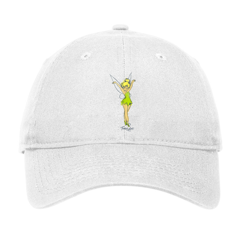 Peter Pan Tinker Bell Watercolor Sketch Adjustable Cap by Anitabostic | Artistshot