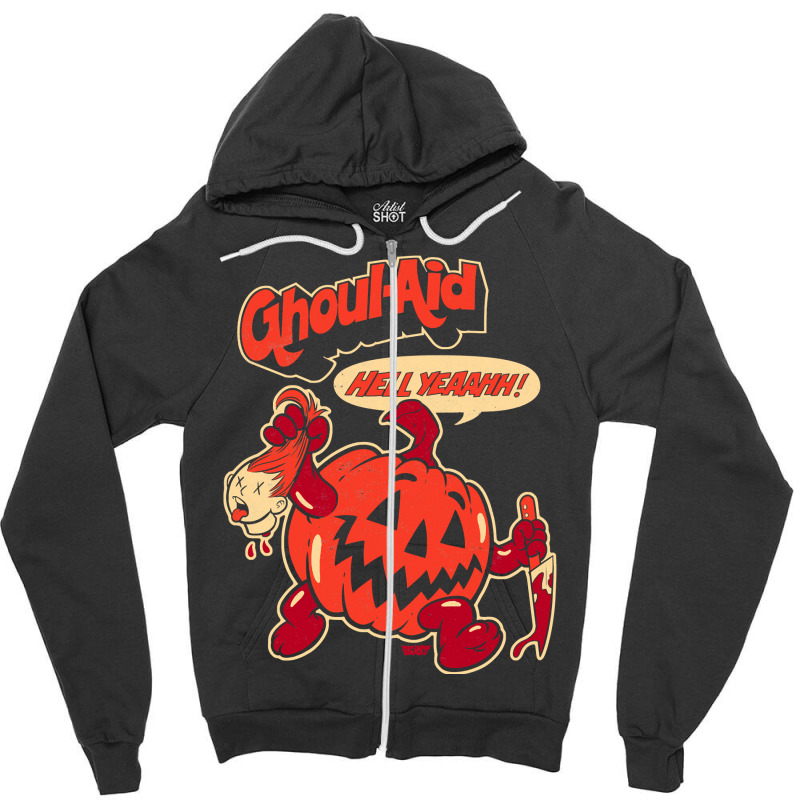 Ghoul-aid Zipper Hoodie by Adam Dockin | Artistshot