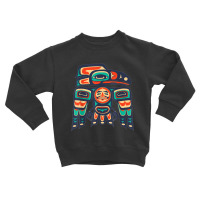 Alaska, Raven Haida Tribal Art, Native American Totem Toddler Sweatshirt | Artistshot