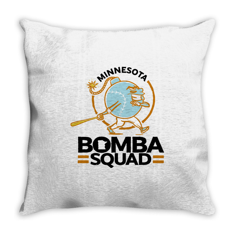 Twins Bomba Squad Throw Pillow | Artistshot