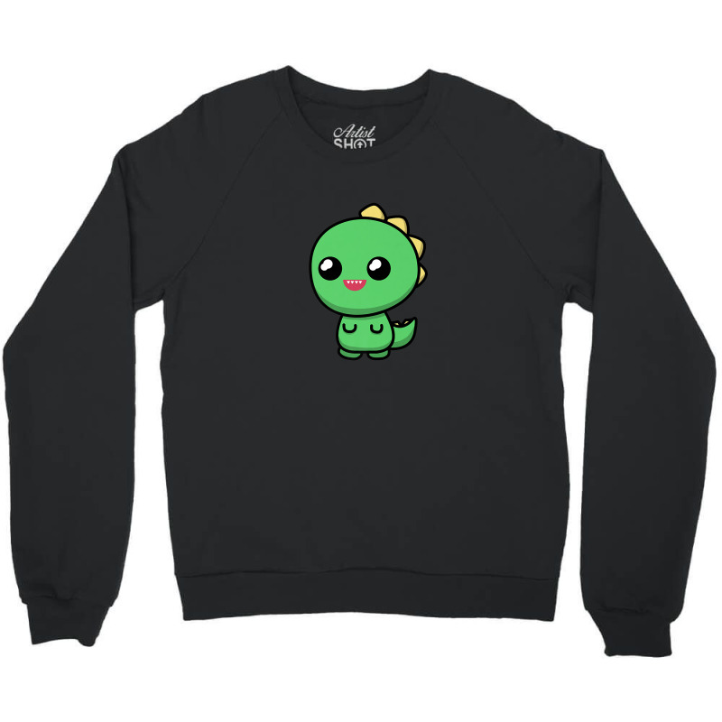 Dinosaur Cute T Rex Roar Cartoon Drawing Image Gifts Crewneck Sweatshirt | Artistshot