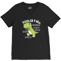 Dinosaur Gift Toddler T-rex Cute Birthday Kids Boys V-neck Tee | Artistshot