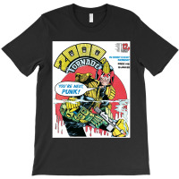 Judge Dredd Dredd Police Mega City Mega City Mega City One Cover Punk  T-shirt | Artistshot